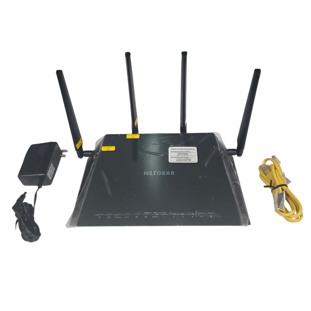 Netgear Nighthawk X4 AC2350 Smart WiFi Router R7500v2 Black Dual Band Gaming